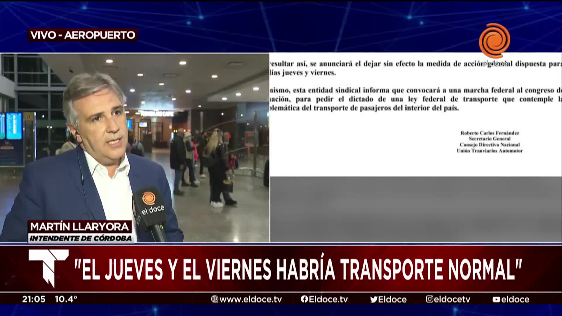 Luego de destrabar el paro, Llaryora volvió a apuntar contra Nación