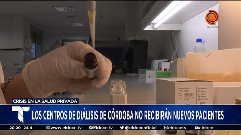 Córdoba: drástica decisión de los centro de diálisis por la falta de insumos