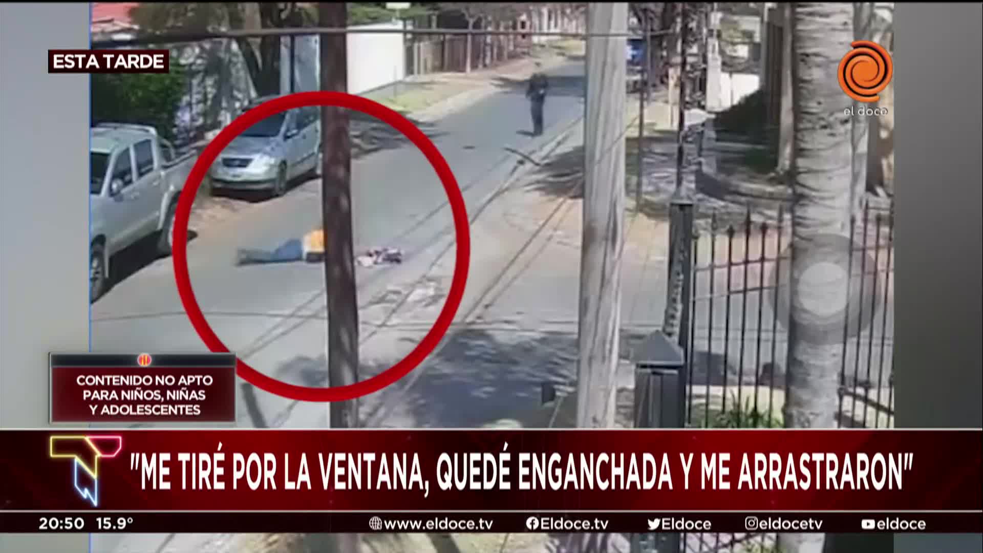Violento asalto en Villa Belgrano: la arrastraron una cuadra y la tiraron del auto