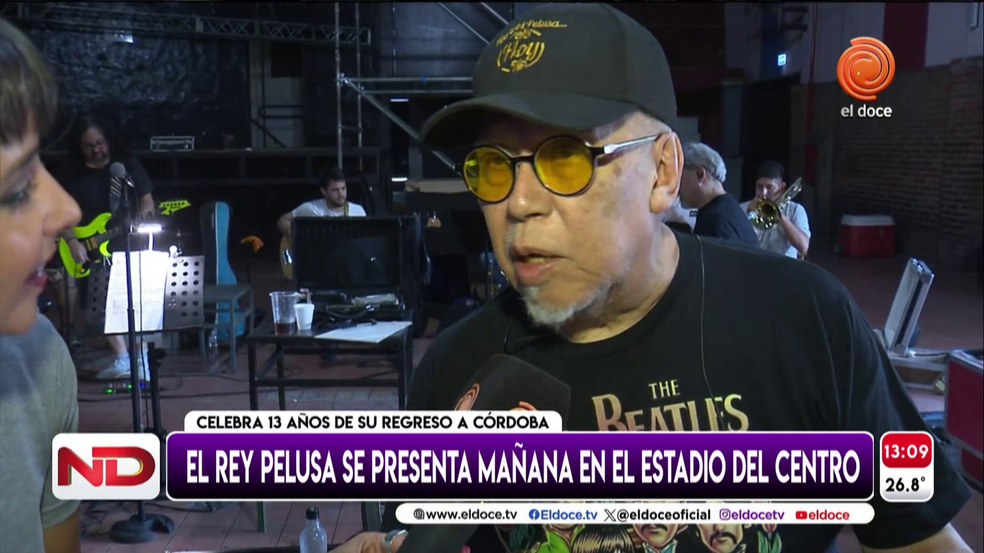 13 años de su regreso: Pelusa habló de su fanatismo por los Beatles y cómo lleva su día a día encerrado en casa