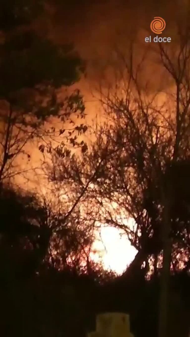 Temor por el fuego en Traslasierra