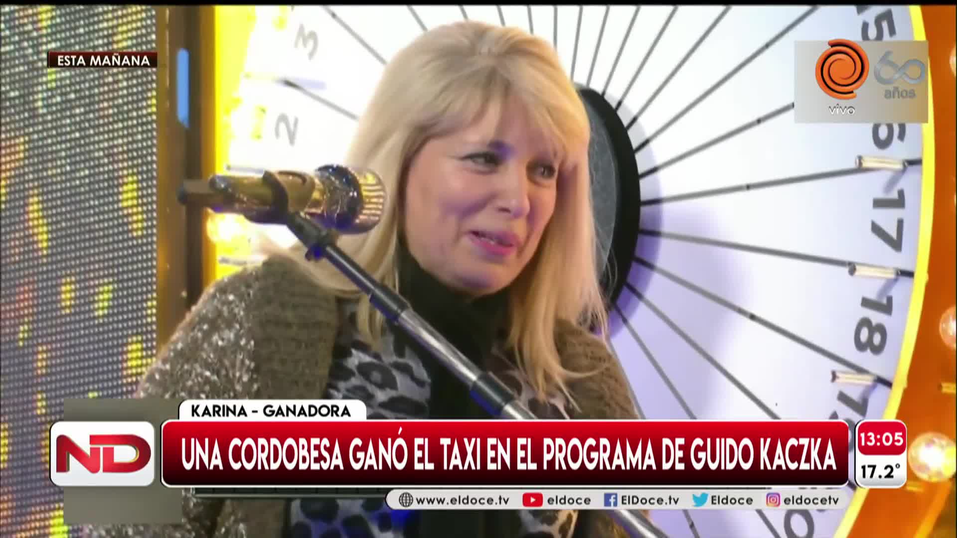 Karina, la cordobesa que ganó el taxi en lo de Guido