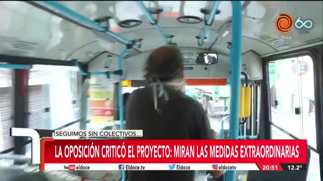 Emergencia del transporte urbano: la oposición criticó el proyecto