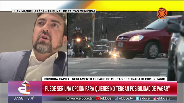 Córdoba: se podrá pagar una multa con trabajo comunitario