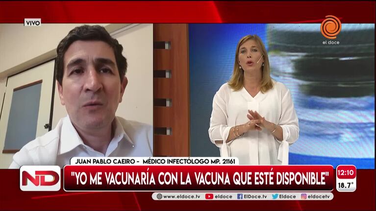 Infectólogo cordobés aseguró que las dos combinaciones de vacunas son efectivas