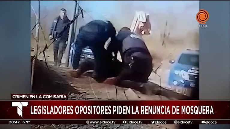 Repudio opositor por el crimen policial en La Falda