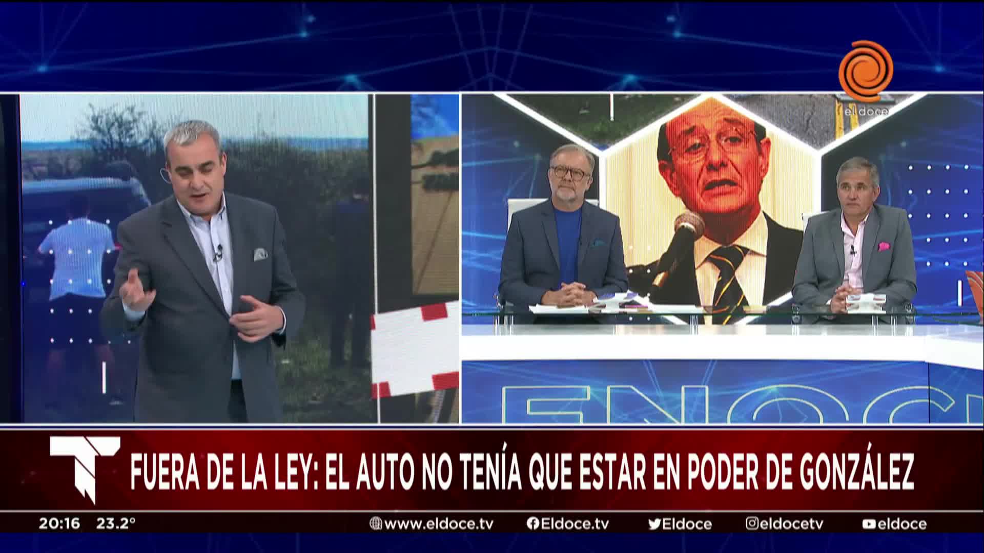 El auto en poder de Oscar González estaba fuera de la ley