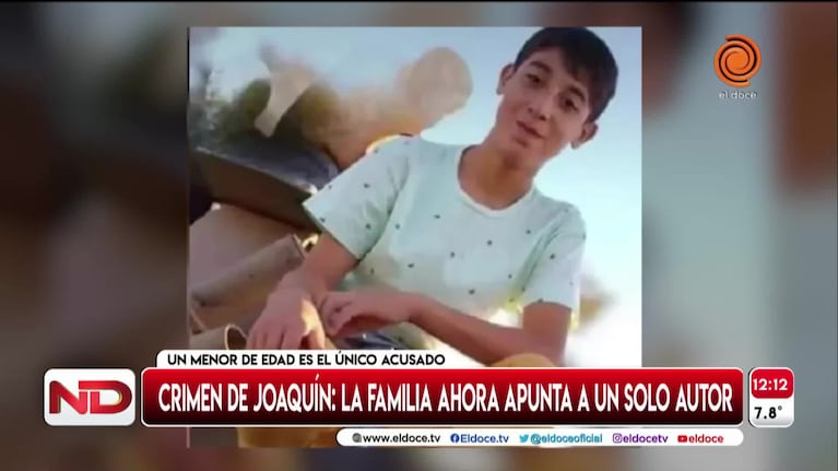El abogado del chico que asesinó a Joaquín reveló cómo pasa sus días detenido