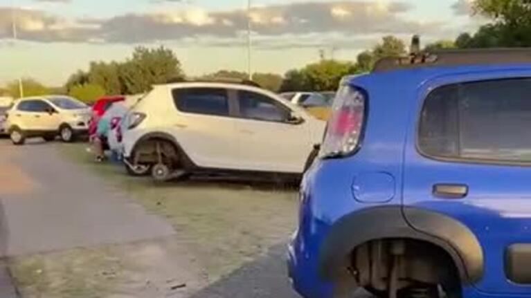 Robo de cubiertas a hinchas que esperaban a la Scaloneta