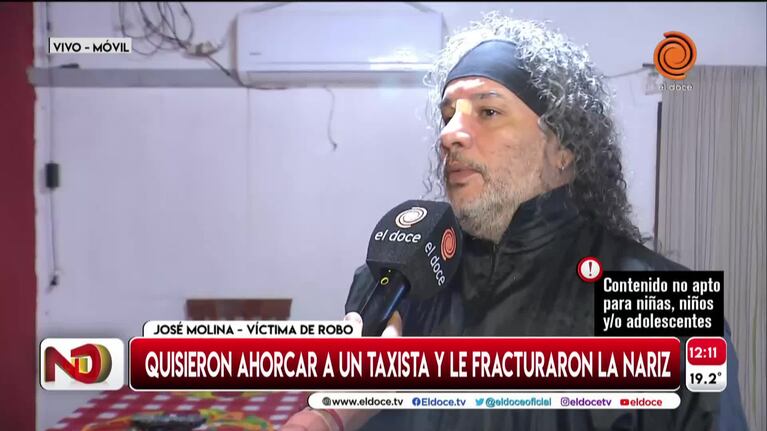 “Sentí que me mataban”: el dramático relato del taxista asaltado en Córdoba