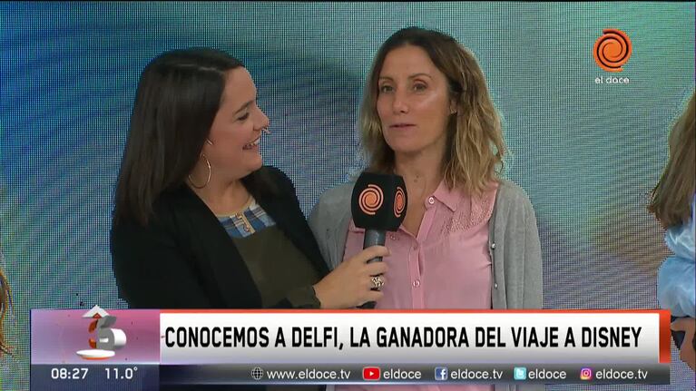 La ganadora donó el viaje a Disney