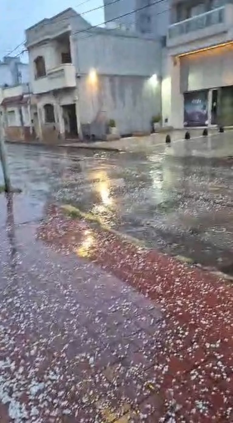 El granizo sorprendió al sur tras el cambio de tiempo