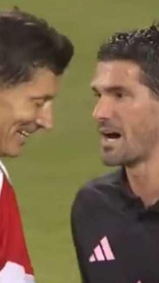 El cruce de De Paul y Lewandowski en la MLS