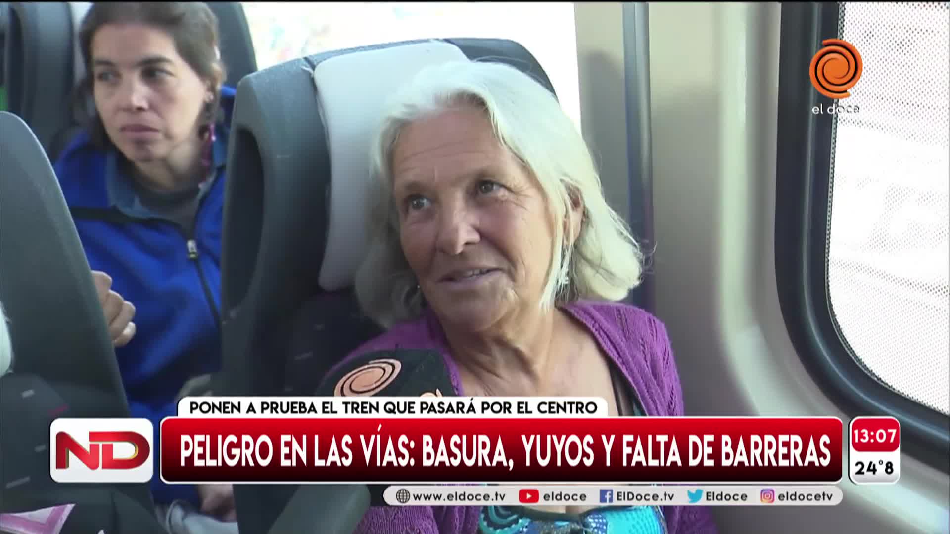 El reclamo de los pasajeros que viajan en el Tren de las Sierras