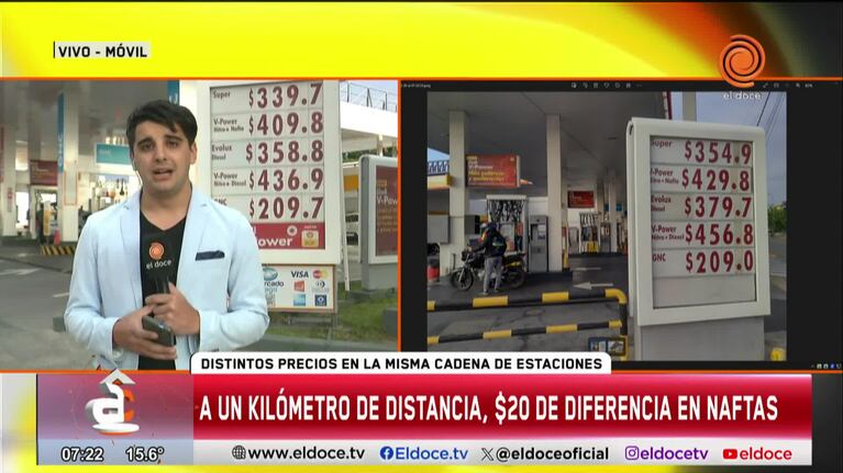 Aumentos dispares entre estaciones de servicio de la misma petrolera