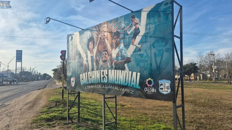 El Doce en Calchín, tierra natal de Julián Álvarez