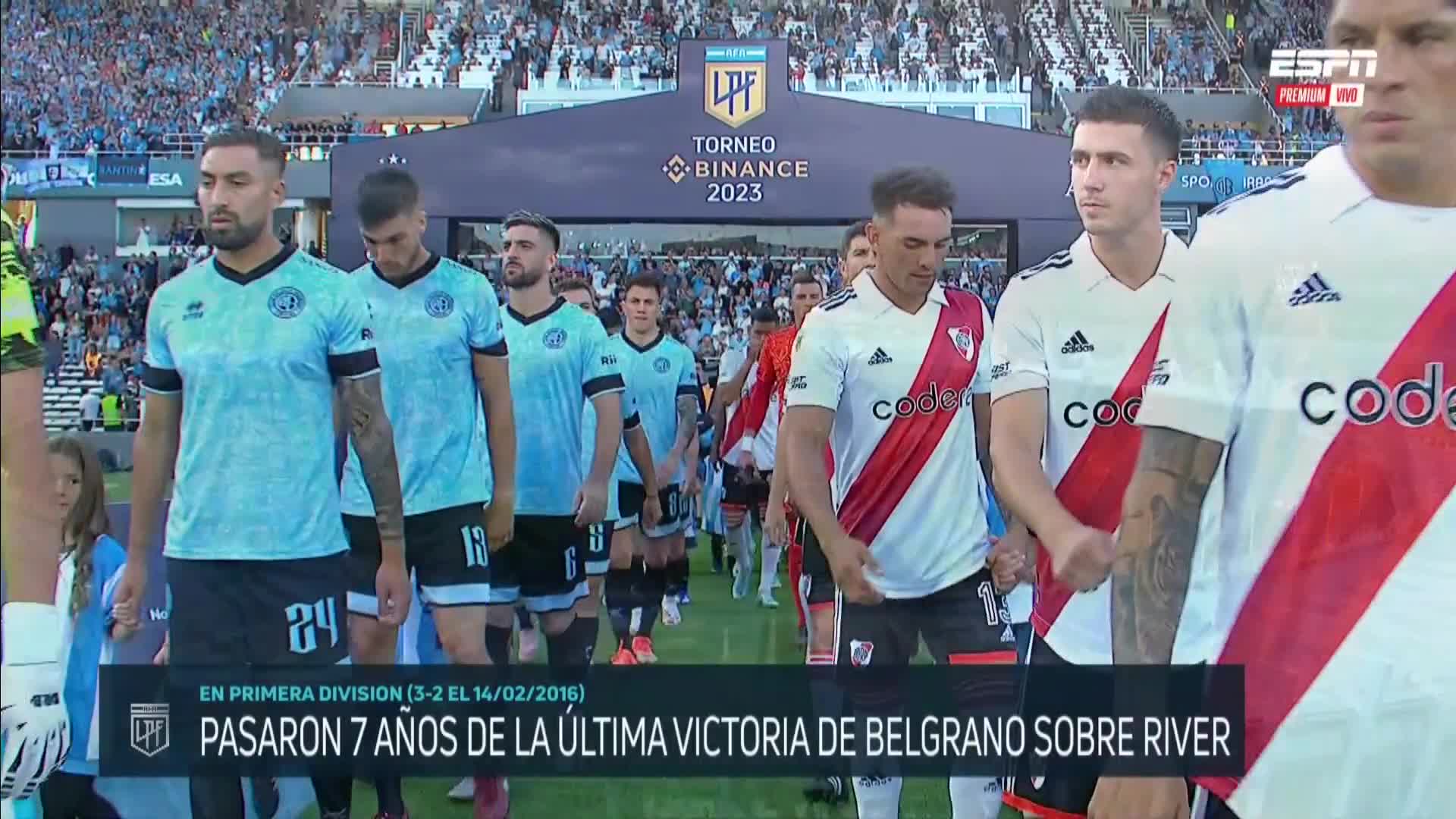 Así fue el recibimiento a Belgrano y a River