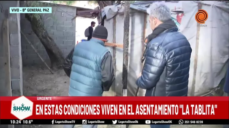 Incendio: así viven en el asentamiento La Tablita