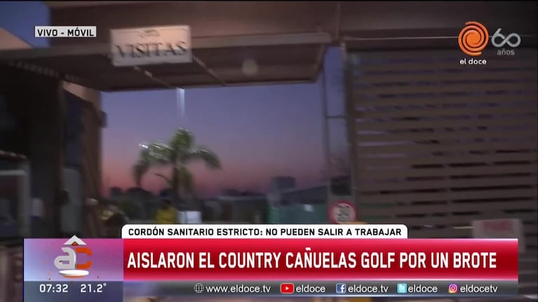 Cordón sanitario y preocupación en el country Cañuelas Golf