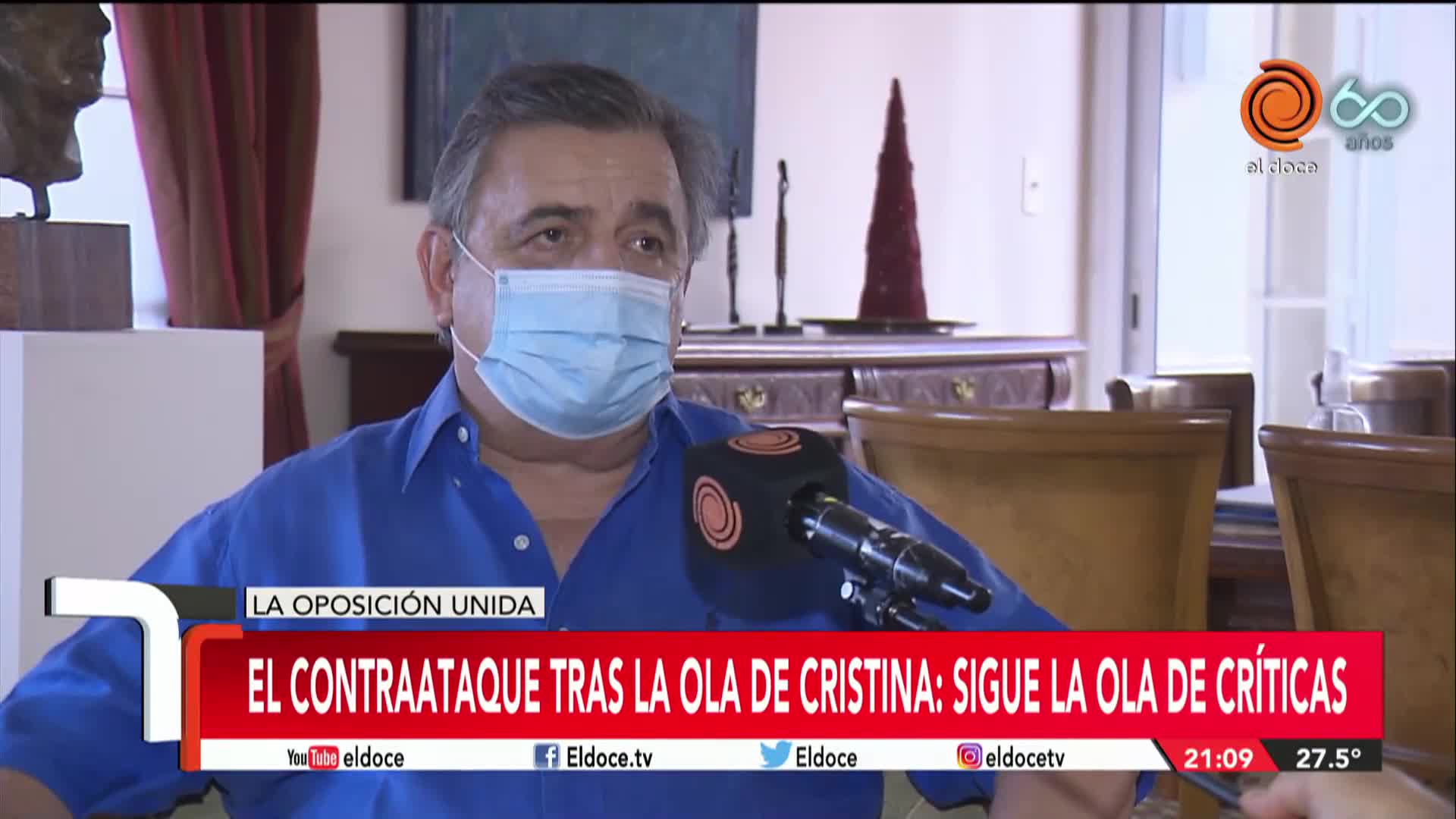 "Golpe a la Constitución": Mario Negri habló sobre la carta de Cristina Kirchner