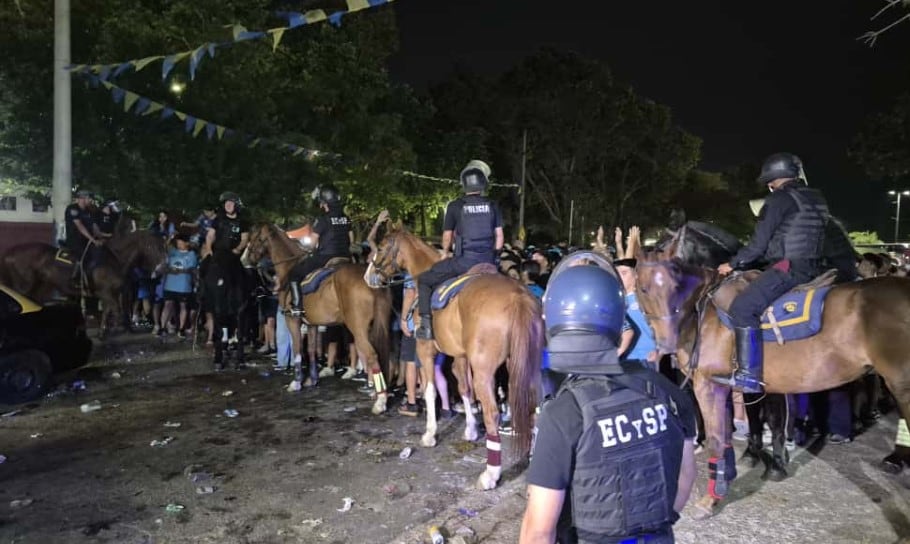 La bronca de la Vaca Potenza por la represión policial a los hinchas de Belgrano en Rosario