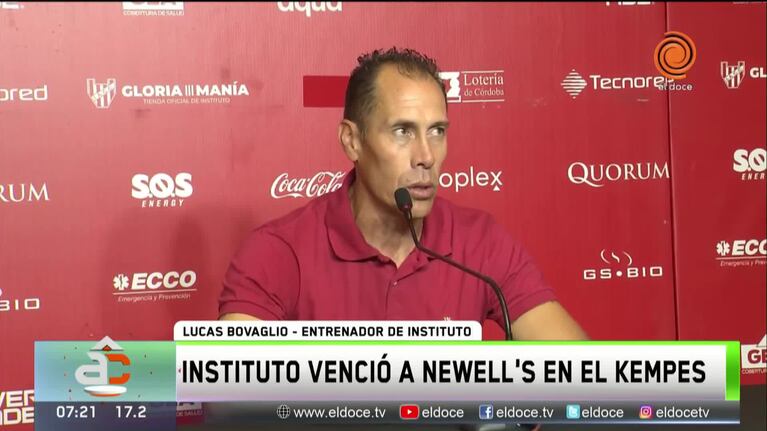 El mensaje de los jugadores de Instituto tras la victoria ante Newell's