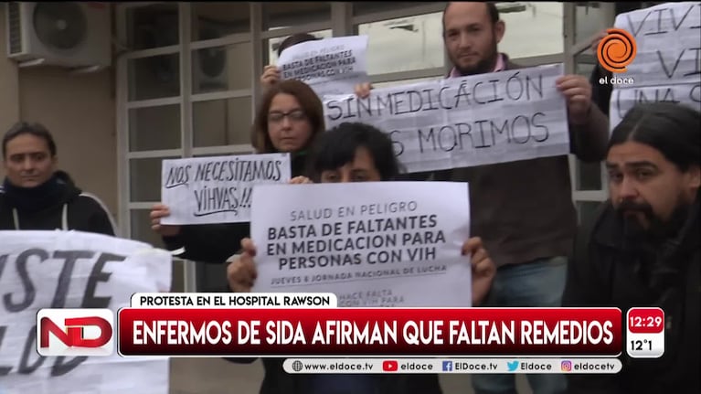 Portadores de VIH reclaman demora en entrega de medicamentos