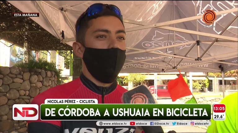Turismo que cuida el ambiente: irán de Córdoba a Ushuaia en bicicleta