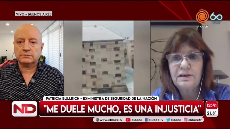 Patricia Bullrich, dura contra el Gobierno por la liberación de presos