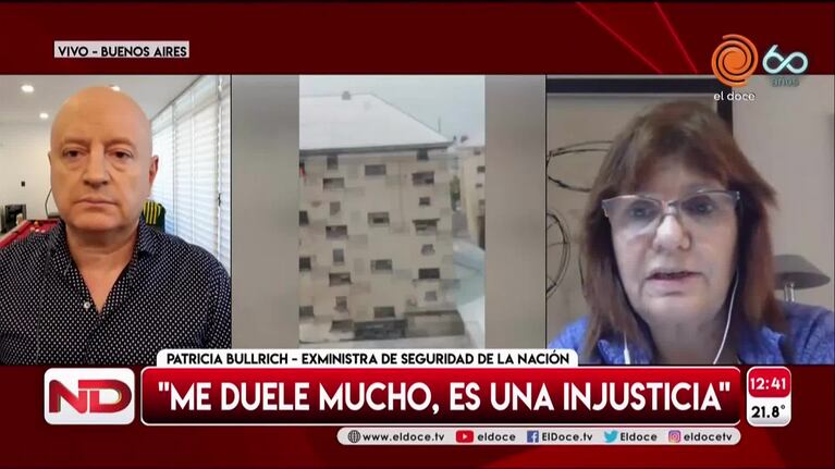 Patricia Bullrich, dura contra el Gobierno por la liberación de presos