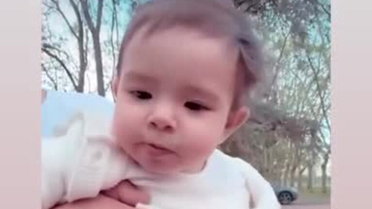El enojo de la beba de Barby Franco por un mate