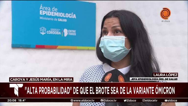 Ómicron en Córdoba: las muestras "son compatibles" con la nueva variante