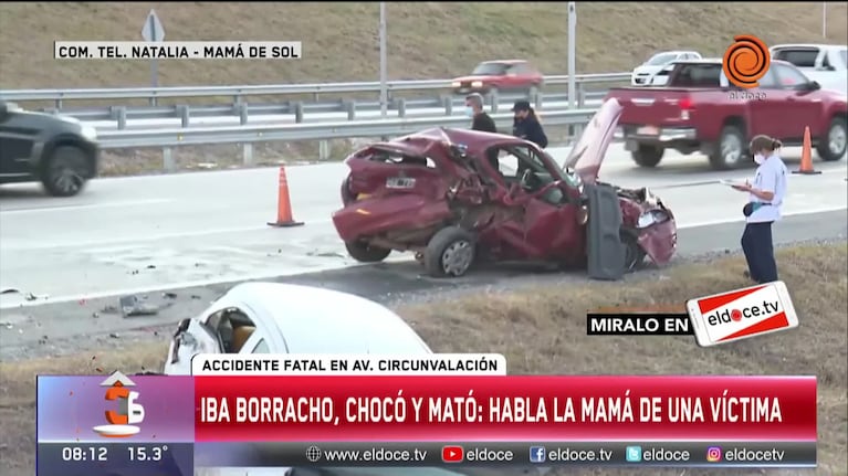 Perdió a su hija en el accidente en Circunvalación: el dolor de Natalia