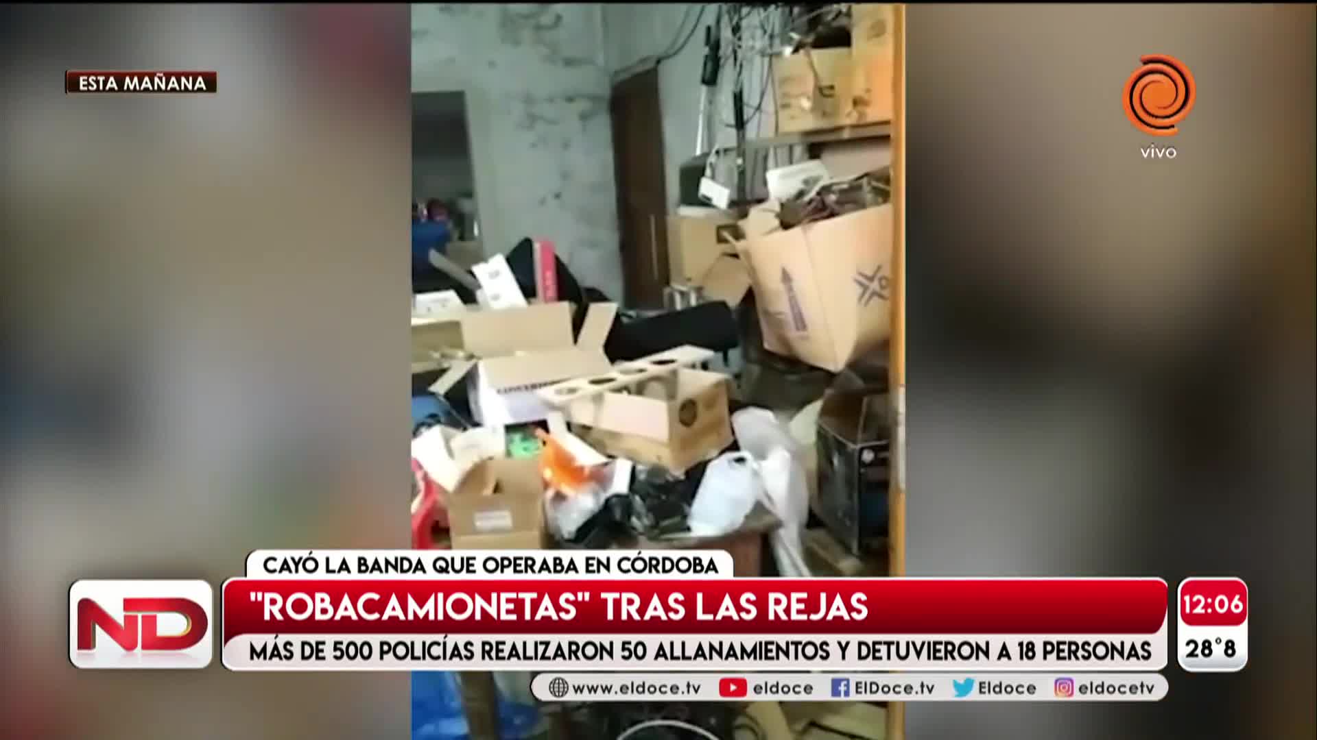 Cayó una banda de “robacamionetas”