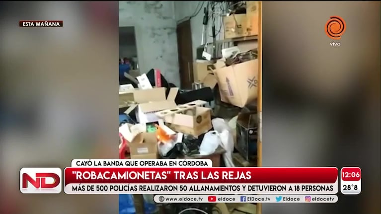 Cayó una banda de “robacamionetas”