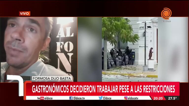 Fase 1 en Formosa: los gastronómicos abrieron igual y reclaman trabajar