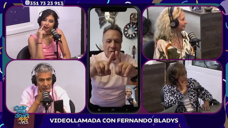 Fernando Bladys y su problema en las cuerdas vocales