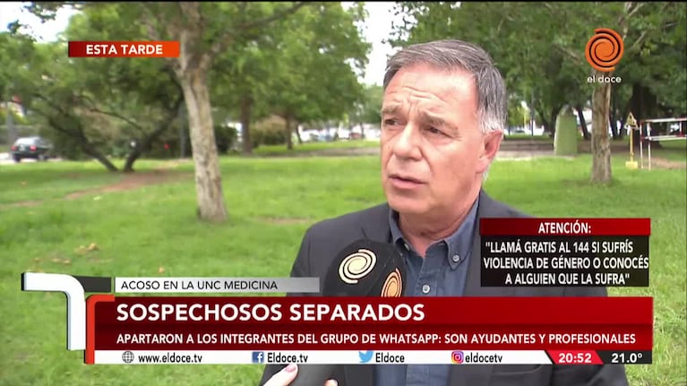 El fiscal habló sobre la investigación por acoso en la UNC