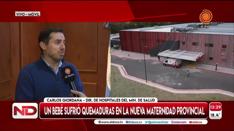 Bebé quemado en la Maternidad Provincial: cómo lo descubrieron y la investigación
