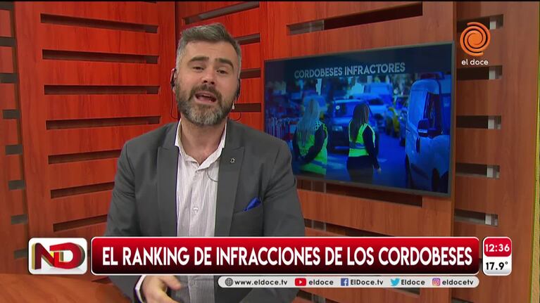 Las multas más comunes que cometen los cordobeses