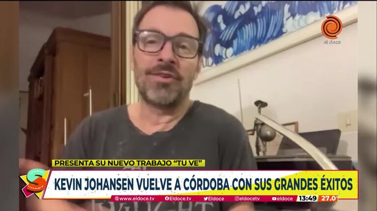 Kevin Johansen en Seguimos en El Doce