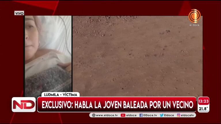 La mujer baleada por su vecino tras un robo: "Me agaché y me impactó la bala en el pecho"
