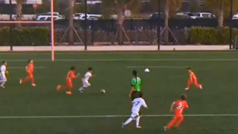 Mateo Messi convirtió cinco goles en las inferiores de Inter Miami