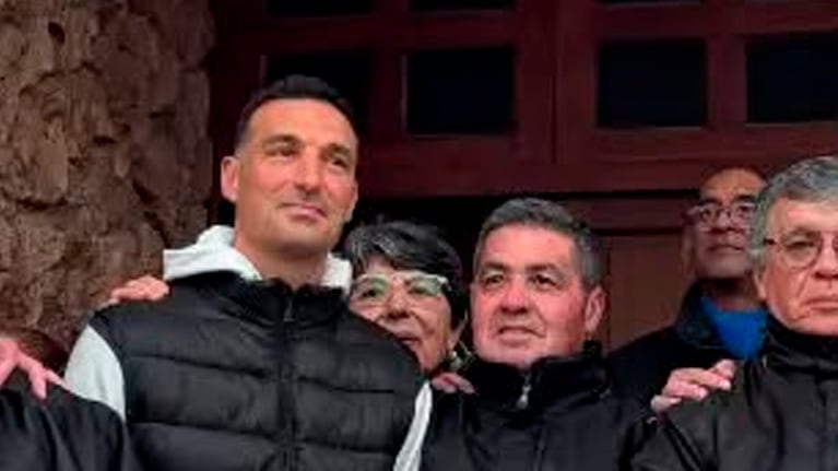 Visita especial para Scaloni en Pujato