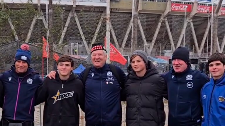 El aguante a Los Pumas ante Escocia en el Kempes