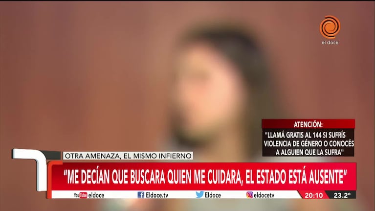 Denunció a expareja por violencia y teme por su vida