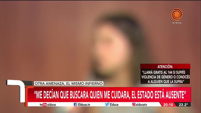 Denunció a expareja por violencia y teme por su vida