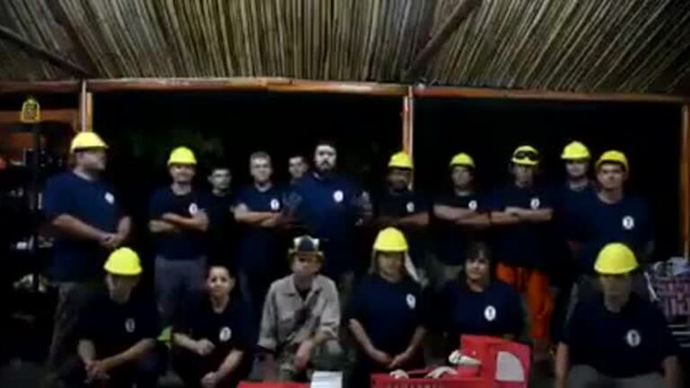 El agradecimiento de los bomberos de Corrientes a Santi Maratea