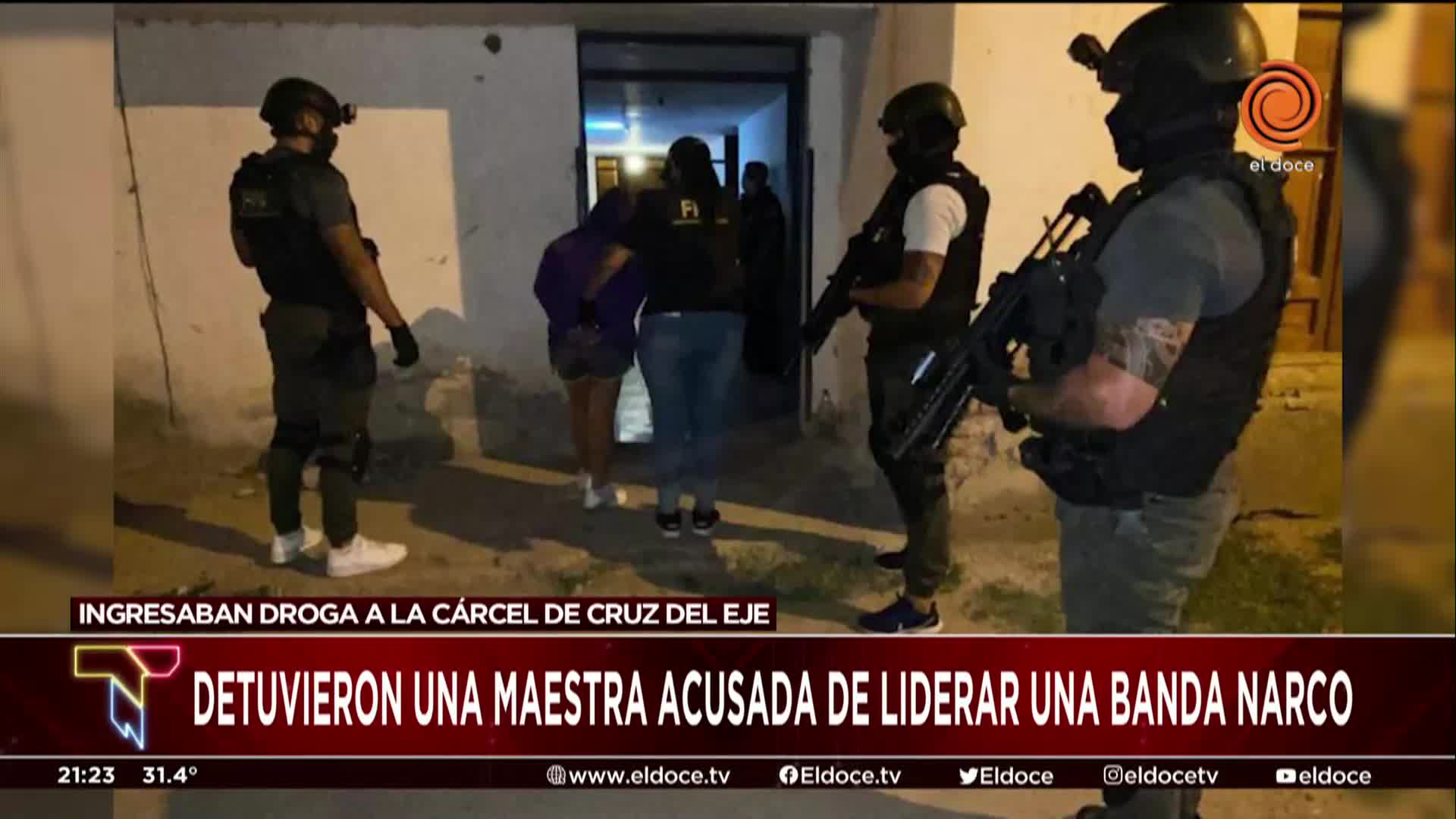 La maestra jardinera detenida tenía un revolver en su casa