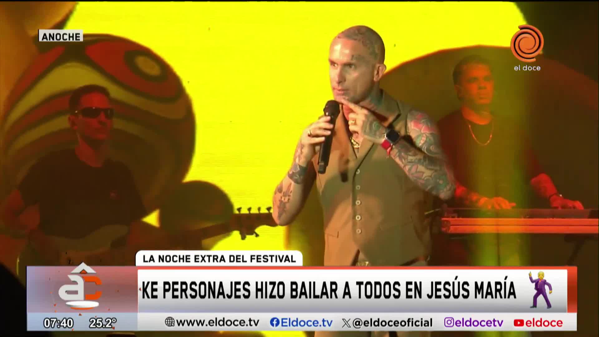 Ke Personajes hizo bailar a todos en la noche extra de Jesús María